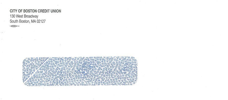 COBCU #9 Security Window Envelope (South Boston)